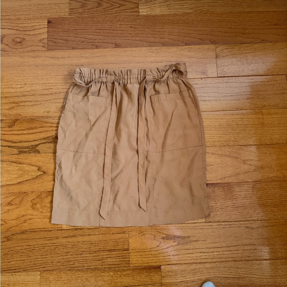 DownEast Tan Pencil Skirt
